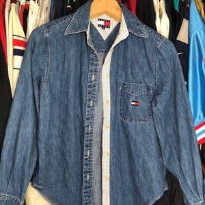 Tommy long sleeve denim shirt